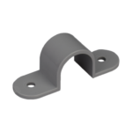 20mm Plastic Saddle Grey (100)