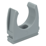 25mm Conduit Clip with 1 Hole for Screw (100)