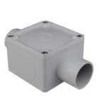 32mm 2 Way Square Box Grey