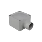 32mm 1 Way Square Box Grey
