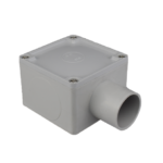 32mm 1 Way Square Box Grey