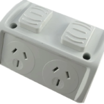 250v 10A Weatherproof Double Socket