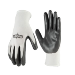 Garden Gloves BLACK on WHITE
