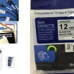 12MM LABEL TAPE TZE231 FOR BROTHER PRINTER