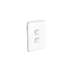 PDL382-VW PDL Iconic 2-Gang 20A 16AX Vertical Switch – Vivid White