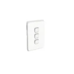 PDL383-VW PDL Iconic 3-Gang 20A 16AX Vertical Switch – Vivid White