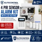EC ALARM KIT 4 X PIR SENSOR LCD - Image 2
