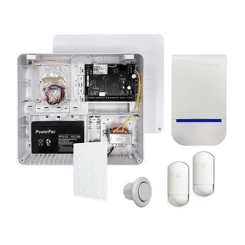 Infinity Alarm Kit EC-BASE Kit & EC-KP Wh Keypad EC ALARM KIT WITH 2 X PIR SENSOR - Image 1