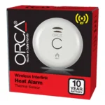 Orca 10 Year Wireless Interlink Heat Alarm