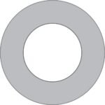 12mm x 28mm x 3mm Round Heavy Washer HD Galv (100)