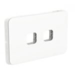 PDL332GC-VW Iconic Grid + Skin Assembly 2-Gang | Vivid White