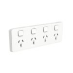 PDL395H4-VW Iconic Sw Socket 10A 4Way Horiz White
