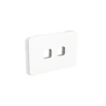 PDL332GC-VW Iconic Grid + Skin Assembly 2-Gang | Vivid White