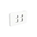 PDL334GC-VW Iconic Grid + Skin Assembly 4-Gang | Vivid White