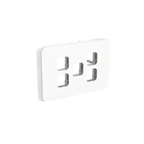 PDL335GC-VW PDL335GC-VW Iconic Grid + Skin Assembly 5-Gang | Vivid White - Image 1