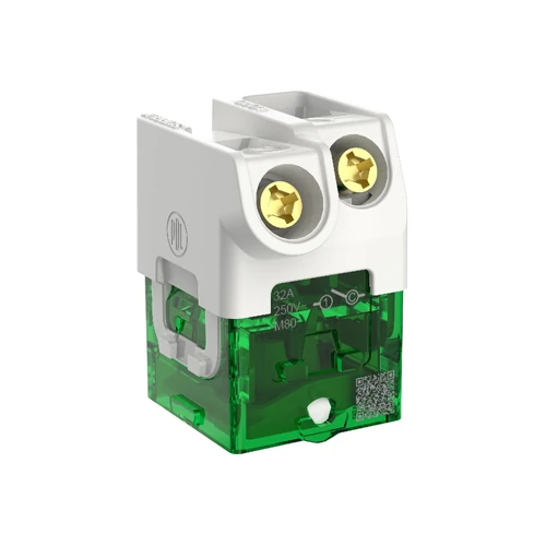 PDL380M32-VW-500x500 PDL380M32-VW PDL Iconic 32A 1-Way Module Switch – Vivid White - Image 1