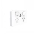 PDL395USBAC-VW Iconic Outlet double 10A H 2x USB A&C