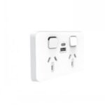 PDL395USBAC-VW Iconic Outlet double 10A H 2x USB A&C