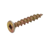 8g x 20mm CSK Square #2 Surefast Screw Yellow Zinc (100)