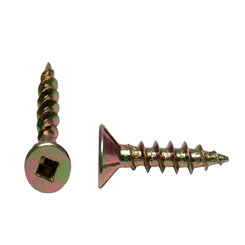 Zinc Screw 8Gx16mm CSK Sq #2 Yellow Zinc (1000) - Image 1